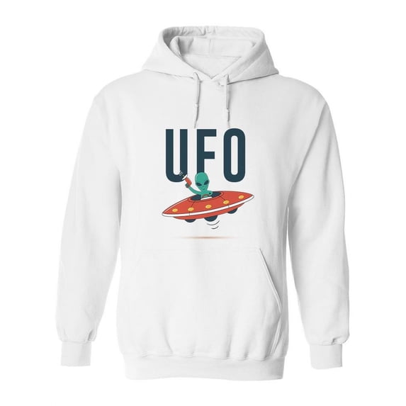 Flying Ufo Hoodie Women -Image by Shutterstock, Female Large