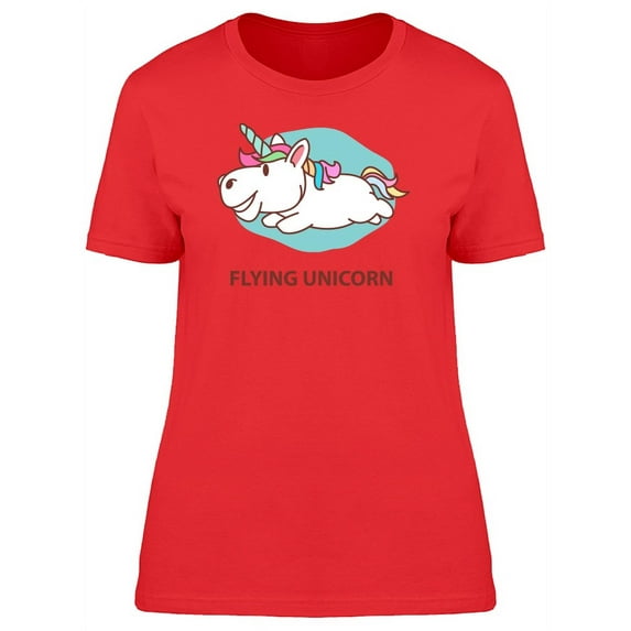 Flying Unicorn T-Shirt Women -Image by Shutterstock, Female Large