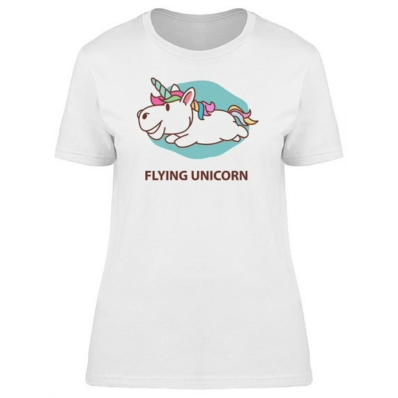 Flying Unicorn T-Shirt Women -Image by Shutterstock, Female x-Large