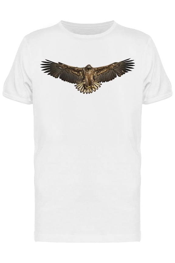 Flying White-tailed Eagle T-Shirt Men -Image by Shutterstock, Male Medium
