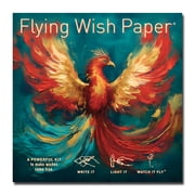 Flying Wish Paper  Phoenix Standard Mini Wish Paper Kit, Renewal Courage & Transformation Gift, 15 Wish Papers, Made in USA