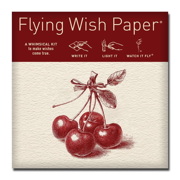 Flying Wish Paper Sweet Life Standard Mini Wish Paper Kit, Joyful Intention Gift, 15 Wish Papers, Made in USA