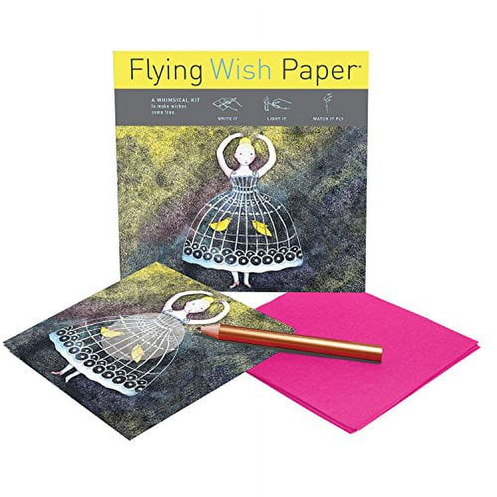 Flying Wish Paper - Write it., Light it, & Watch it Fly - CHERRY