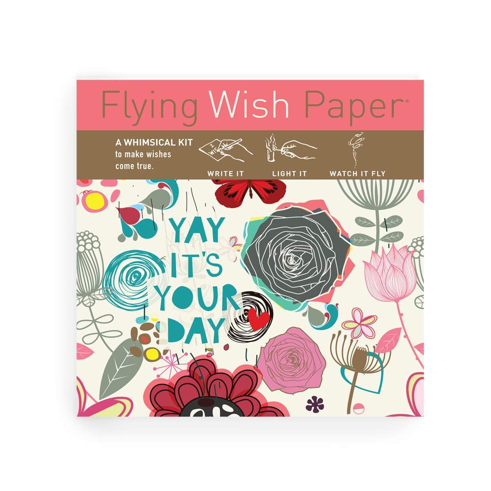 Flying Wish Paper Yay It's Your Day, Licensed Original Artwork, Mini
