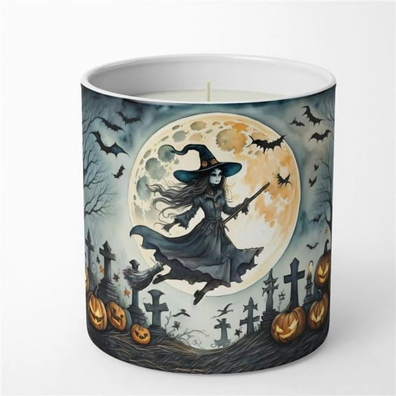 Flying Witch Spooky Halloween Decorative Soy Candle