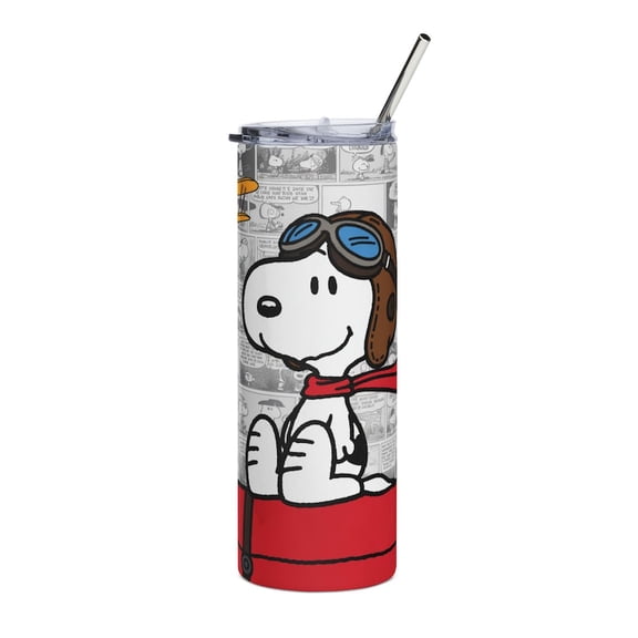 Flying ace Snoopy tumbler 20oz
