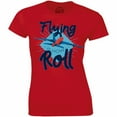 thumbnail image 1 of Flying is How I Roll Airline Pilot Captain Women's Gift T-Shirt, 1 of 4