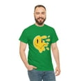 thumbnail image 1 of Flying smiley face tshirt Unisex Heavy Cotton Tee, 1 of 8