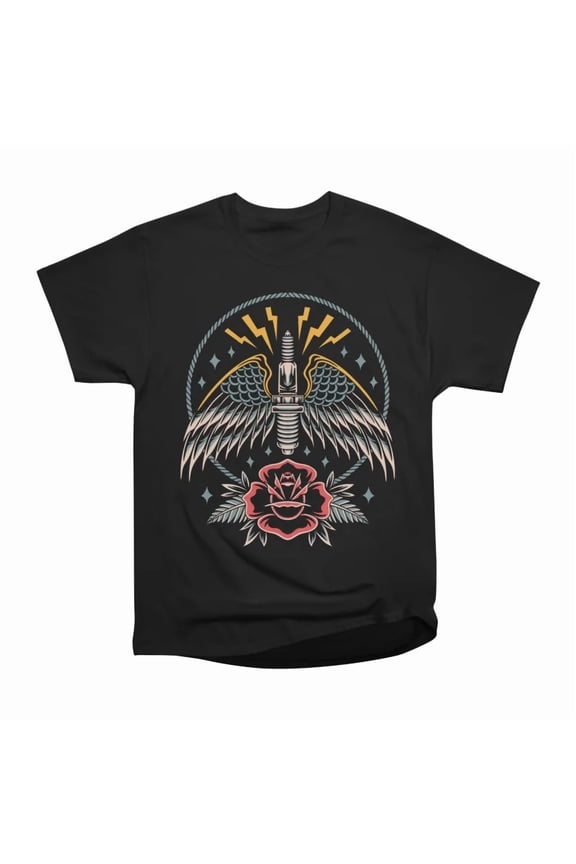 Flying spark plug T-Shirt Tee Gift For Him Merch For Her Apparel For Friend