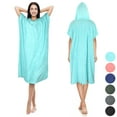 thumbnail image 1 of Flyingstar Plain Towel Robe, Blue, 1 of 7