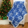 thumbnail image 1 of Flyingstar Sherpa Throws Blanket, Fleece Soft Cozy Blanket Throws for Sofa Bed 50"x60", 1 of 6