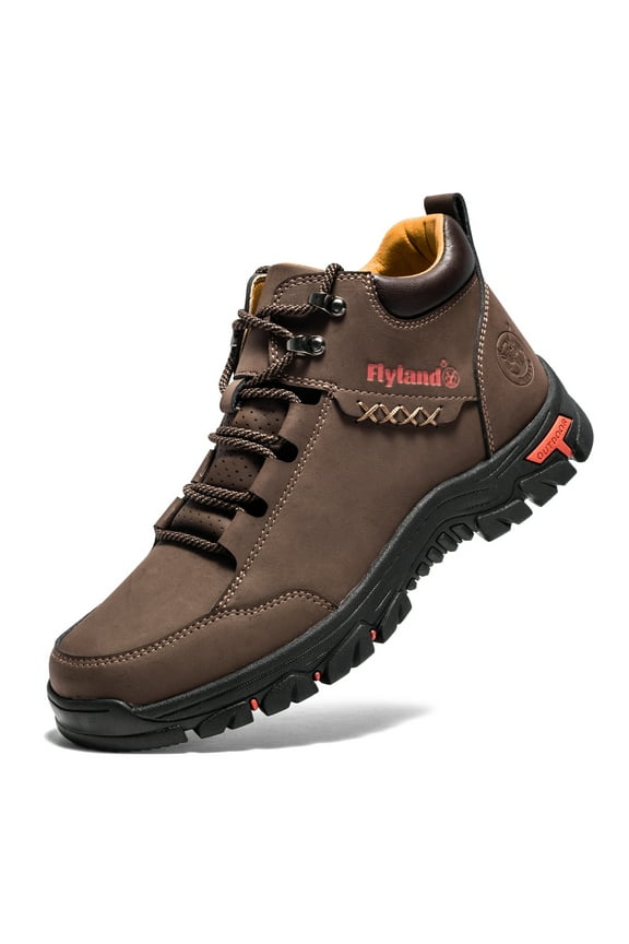 Men's Ankle Boots Casual Handmade Leather Shoes Lace-up Men Chukka Boot Gig Size US13