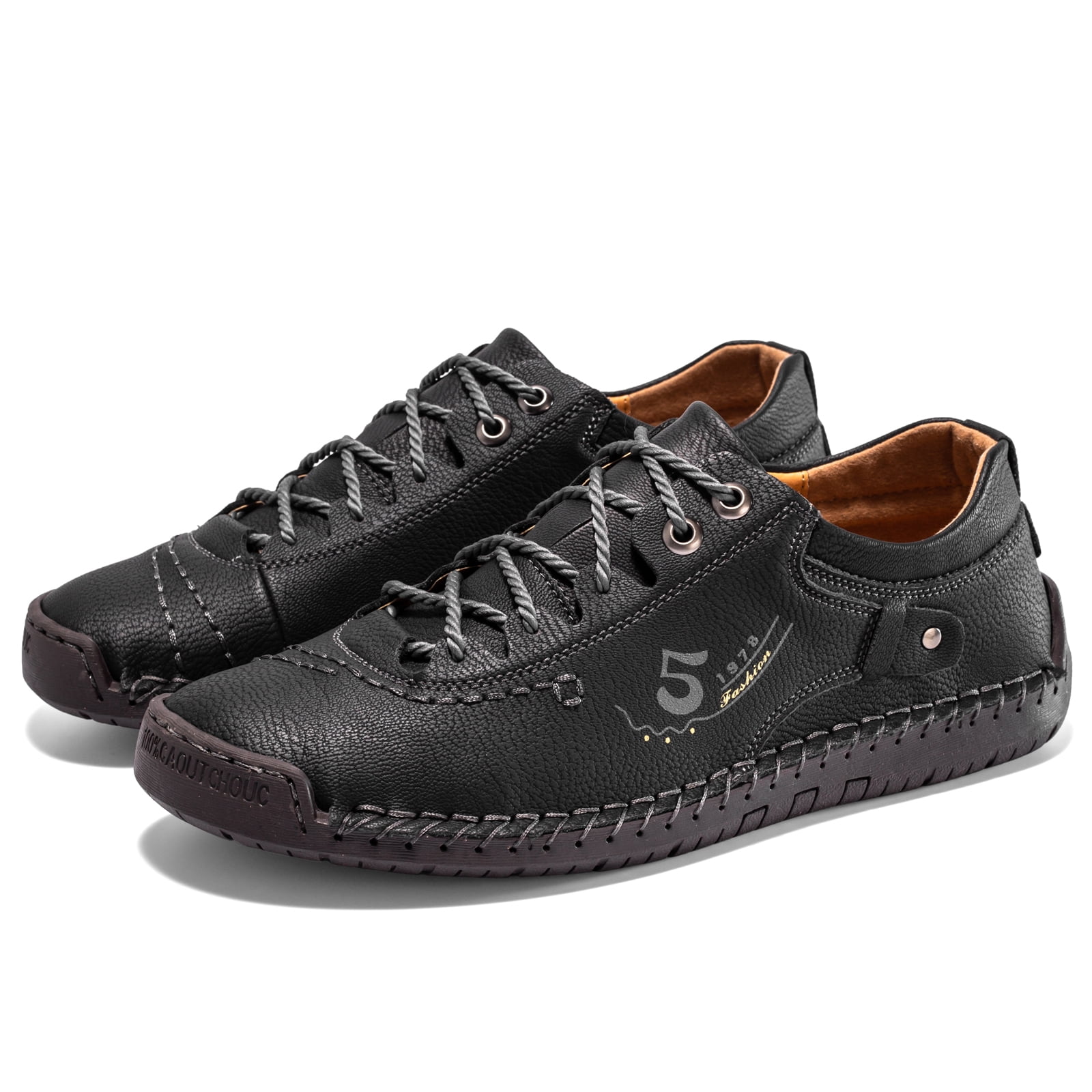 Men's Sneakers Flyknit Shoes Walking Casual Daily Leather Comfortable Booties main image 1