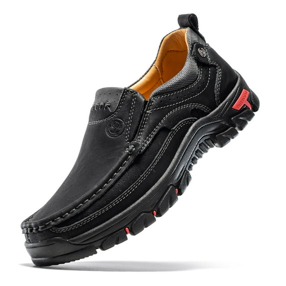 Flyland Men's Dress Shoes Handmade Genuine Leather Office Work Shoes