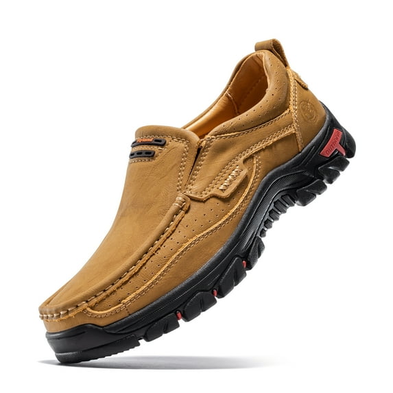 Flyland Men's Dress Shoes Handmade Genuine Leather Office Work Shoes