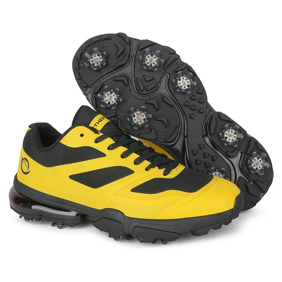 Flyland Men's Golf Shoes Professional Spikeless Golfers Lightweight Men Training Sneakers