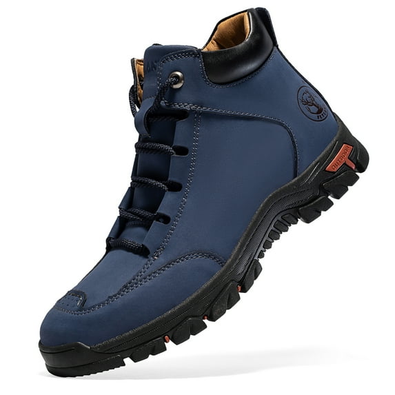 Flyland Outdoor Mens Ankle Boot Casual Handmade Leather Shoes Male Chukka Boots