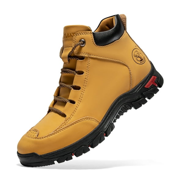 Flyland Outdoor Mens Ankle Boot Casual Handmade Leather Shoes Male Chukka Boots