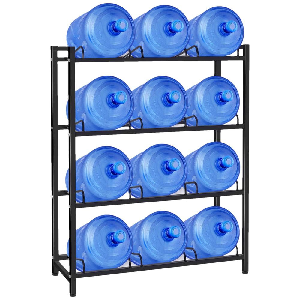 Flylapdo 5 Gallon Jug Holder 4 Tier Bottle Stand Water Cooler Rack ...