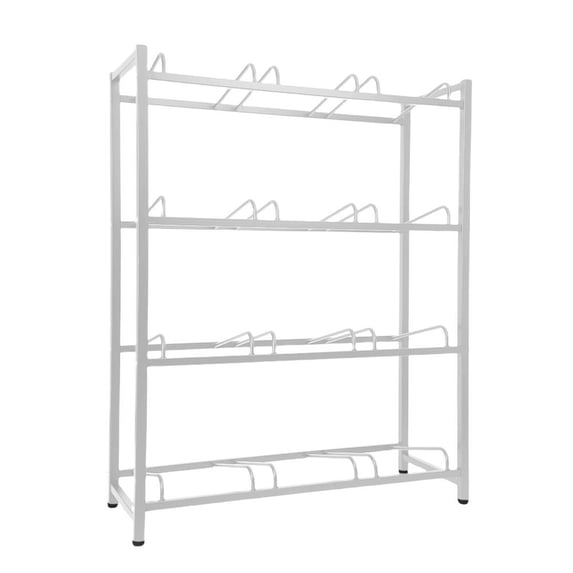 Flylapdo 5 Gallon Water Storage Rack 4 Tier Water Cooler Jug Rack Heavy Duty Carbon Steel Water Bottle Holder Storage Organizer Shelf 3 Row 12 Slots Water Rack for Home Studio Kitchen charmingly