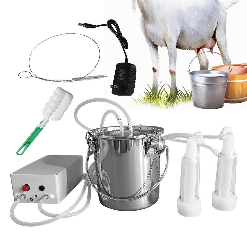 Flylapdo Goat Milker Machine Automatic Breast Pump Pulsating Vacuum Pump 3L Capacity Milk Machine For Efficient Dairy Operations judicious