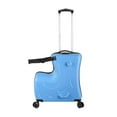 thumbnail image 1 of Flylapdo Ride on Suitcase Ride on Trolley with Wheels Cute Hardside Riding Kids Rolling Luggage with Safety Belt for Travel Airplane expert, 1 of 9