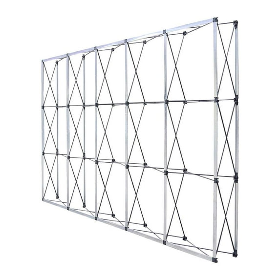 Flylapdo Tension Banner Stand Pop-up Fabric Banner Backdrop Frame Stand Backdrop Booth Displaying Stand Trade Show Exhibit Booth Frame for Concert Birthday Party sweetie