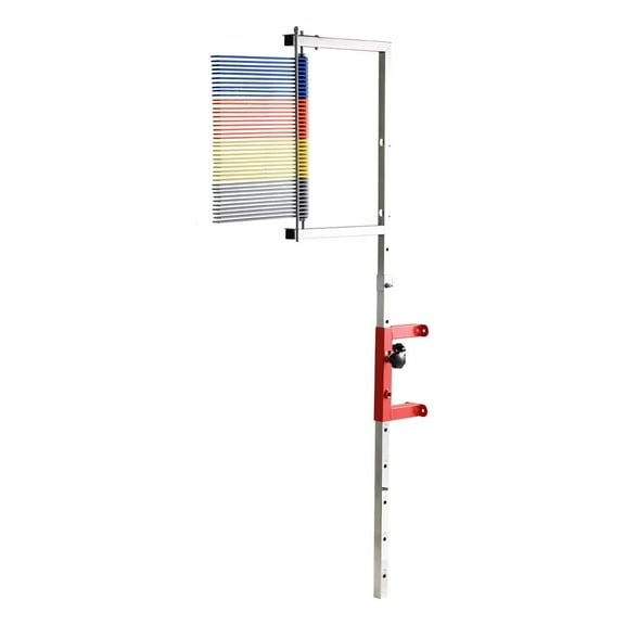 Flylapdo Wall Mounted Vertical Jump Measurement Tool, 3.9-11.5Ft Adjustable Height Vertical Jump Tester, Sport Vertical Jumping Training Equipment for Basketball Volleyball Trainer