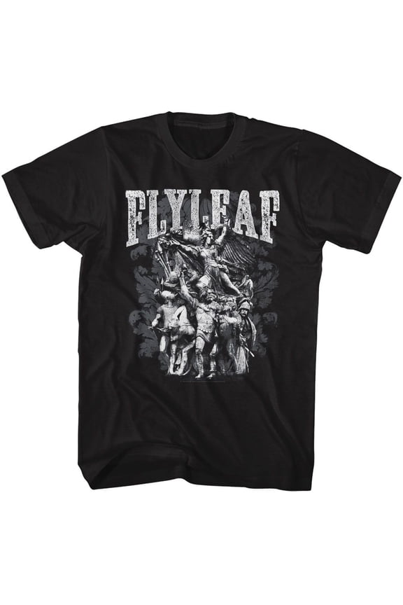 Flyleaf Statues Black Adult T-Shirt