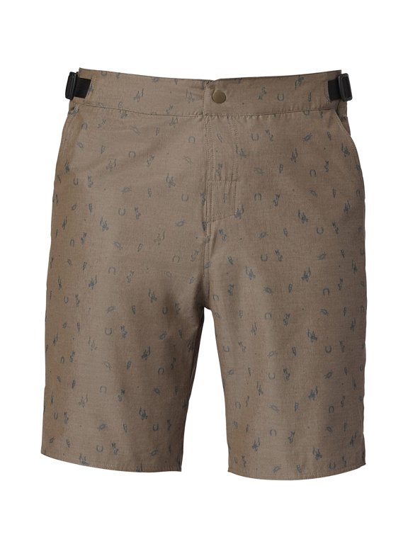 Men's Reynolds Short for Hiking, Biking, and Swimming - Ash Print - Small