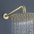 thumbnail image 1 of Flynama Round Wall Mount Shower Arm Gold Goldtone Finish, 1 of 5