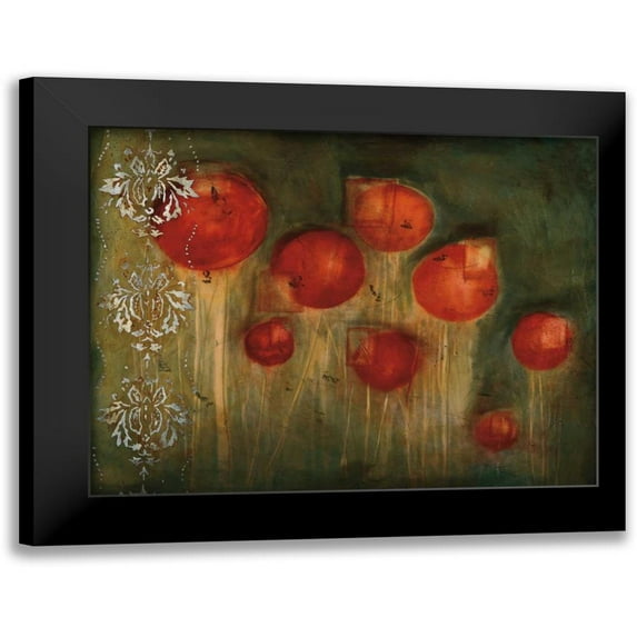 Flynn, Jenn 18x15 Black Modern Framed Museum Art Print Titled - Rose Garden