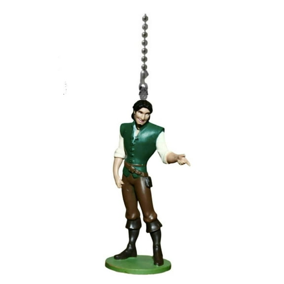 Flynn Rider Fan Lamp Light Pull Chain Figure Figurine Tangled Rapunzel Pvc New