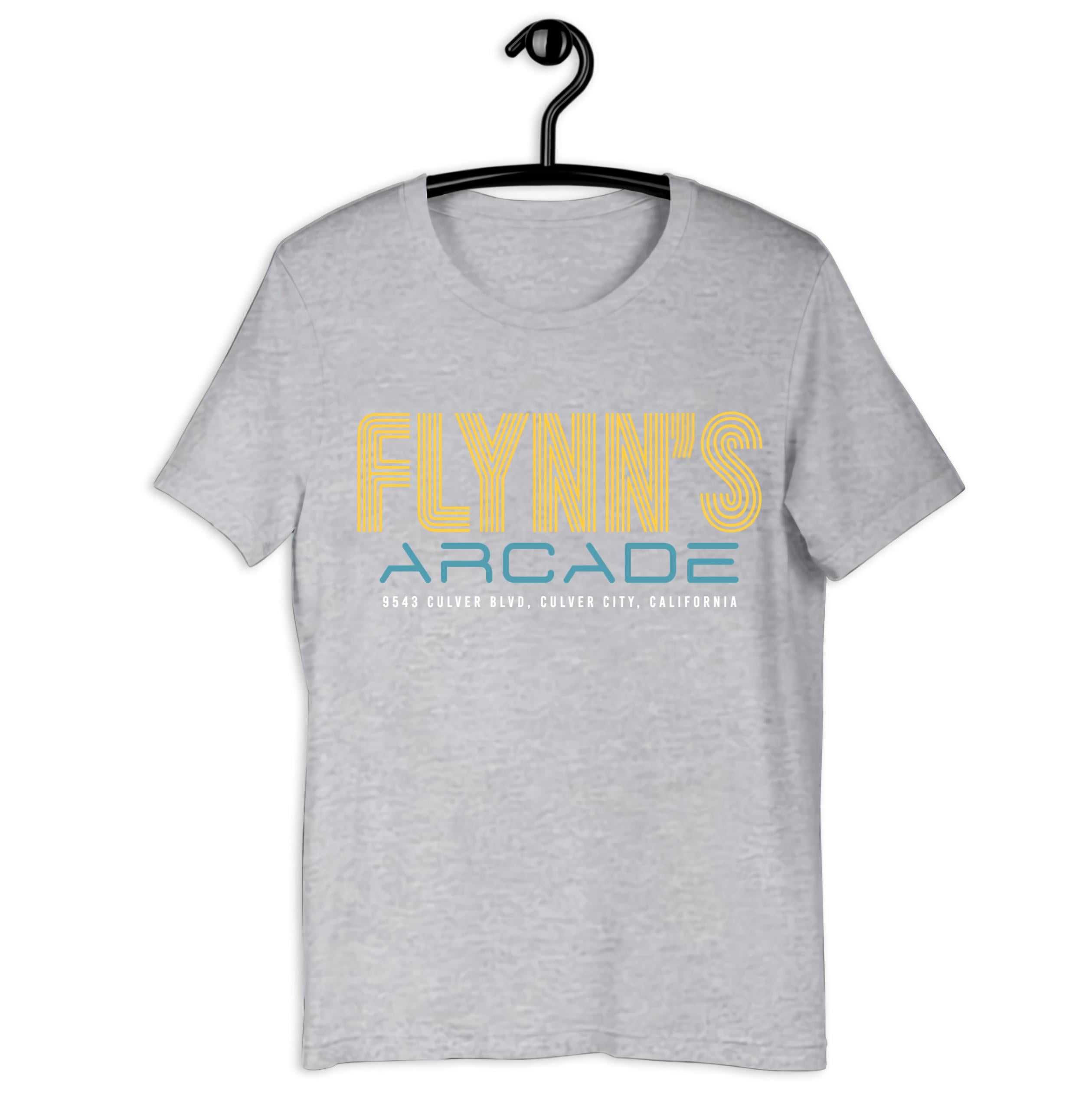 Flynn's Arcade TRON TBL Jeff Bridges Printed T-shirt 9048, Uni Soft ...