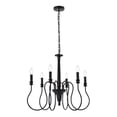 thumbnail image 1 of Flynx 6 lights pendant in black, 1 of 7