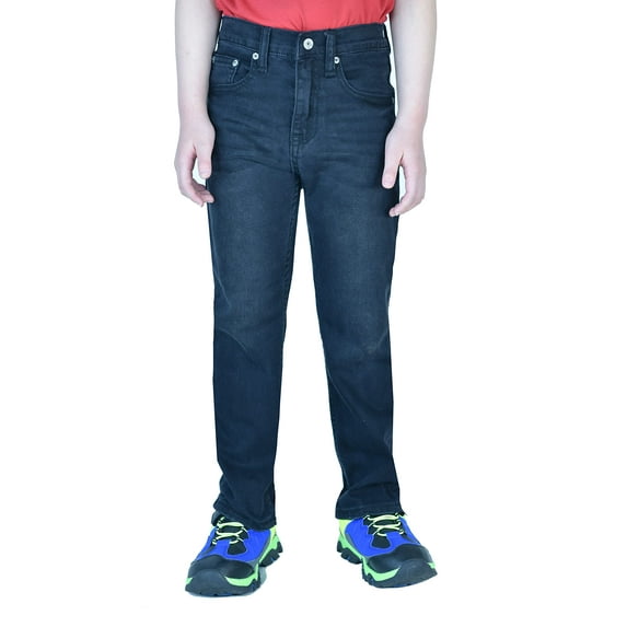 Flypaper Boy's Straight Fashion Jeans Regular Fit Black Wash
