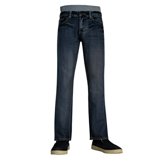 Flypaper Mens Straight Jeans Med Silver Haze
