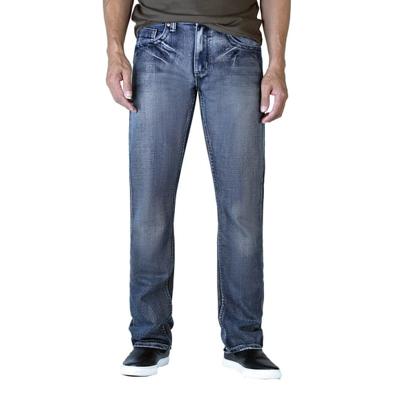Flypaper Mens Straight Jeans Med Silver Haze