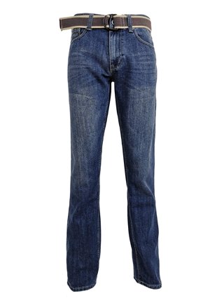 Flypaper Men's Big & Tall Bootcut Blue Jeans Regular Fit Mens Work