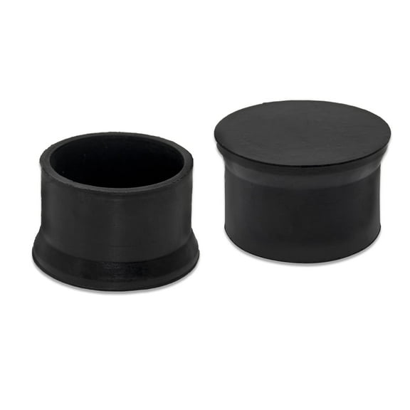 Flyshop 2-Inch, 50mm Round Chair Leg Caps Non-Slip Rubber Leg Tips Black Chair Leg Floor Protectors Furniture Table Feet Covers 8PCS