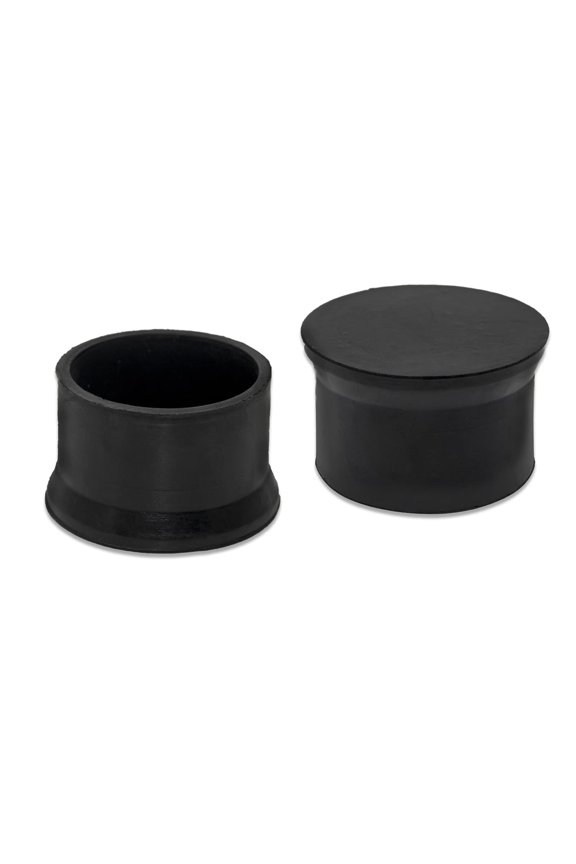 2-Inch, 50mm Round Chair Leg Caps Non-Slip Rubber Leg Tips Black Chair Leg Floor Protectors Furniture Table Feet Covers 8PCS