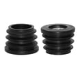 thumbnail image 1 of Flyshop 4 PCS Round M8 Thread Plastic Adjustable Leveling Foot Tube Insert Table Chair Tube End Blanking Caps, Black, 22 mm, 7/8", 1 of 6