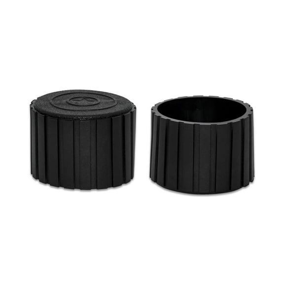 Flyshop 4PCS Round Frosted Synthetic Rubber Chair Leg Caps Non-Slip Noise Reduction Protective Caps Durable Chair Leg Tips Floor Protectors End Cap to Prevent Scratches of Floor, 42mm Black