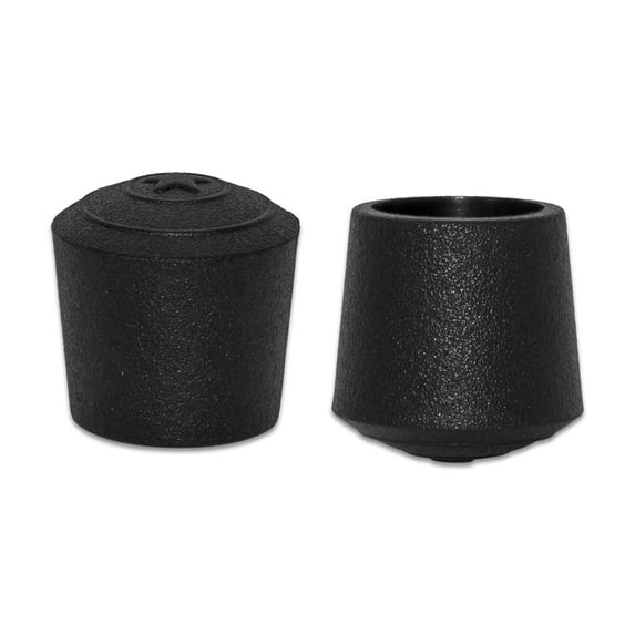 Flyshop 4PCS Round Frosted Synthetic Rubber Chair Leg Caps Non-Slip Noise Reduction Protective Caps Durable Chair Leg Tips Floor Protectors End Cap to Prevent Scratches of Floor, 16mm Black