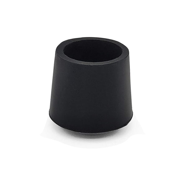 Flyshop 4PCS Round Rubber Chair Leg Caps Protectors Non-Slip Noise Reduction Protective End Caps Durable Stoppers Protect Floor, 22mm Black