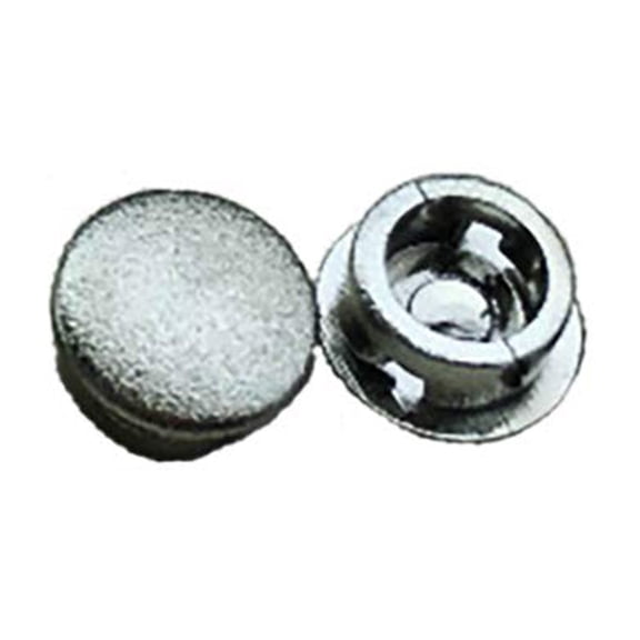 Flyshop 4Pcs Tube Hole Inserts Pipe Tubing End Caps Round Silver Plating Plastic Plugs (3/8", 10 mm)
