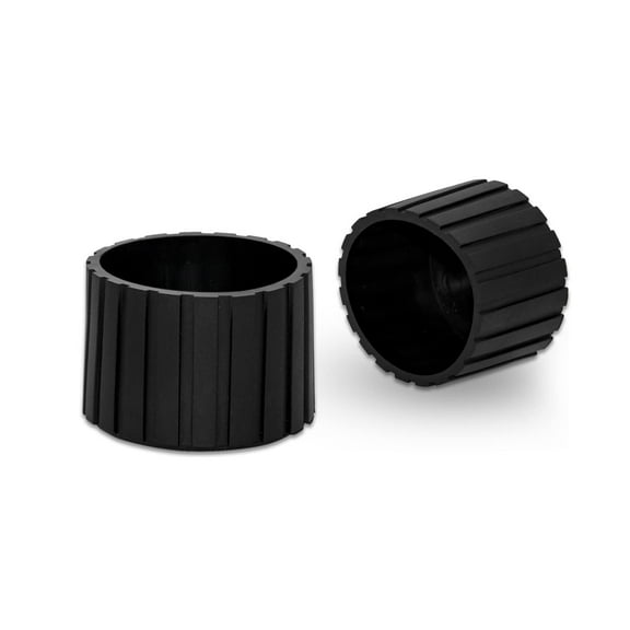 Flyshop 8PCS, 1-3/4 Inch, 45mm Round Chair Leg Caps Non-Slip Frosted Synthetic Rubber Chair Leg Floor Protectors Black Furniture Table Feet Covers