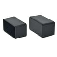 thumbnail image 1 of Flyshop 8PCS Chair Leg Caps Tips PVC Patio Floor Protectors Flexible Non-Scratch Rectangle Furniture Table Feet Covers, 1" x 2", 25 x 50 mm, Black, 1 of 7