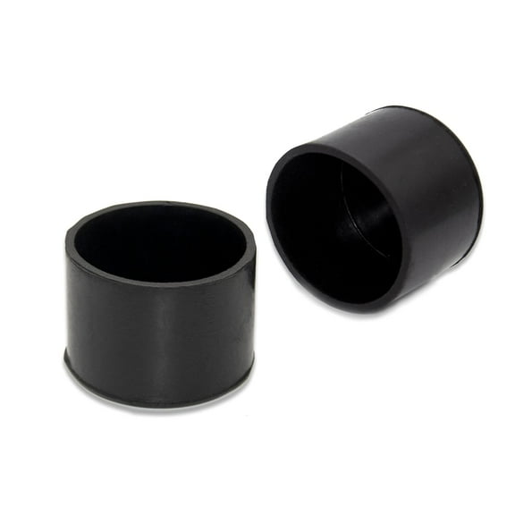 Flyshop 8PCS Round Chair Leg Floor Protectors 1-3/4 Inch, 45mm Chair Leg Caps, Non-Slip Rubber Leg Tips, Black Furniture Table Feet Covers