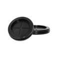 thumbnail image 1 of Flyshop Black Double-sided Synthetic Rubber Grommets Wire Protection, 4-Pack Round Rubber Hole Plugs, 47 mm 1-27/32" Drill Hole, 36 mm 1-27/64" ID, 1 of 7